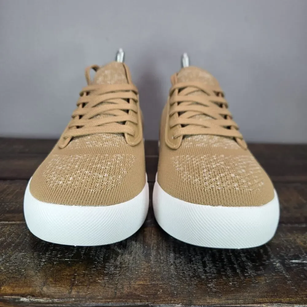 NEW Vessi Weekend 1.5 Womens Size 11 Waterproof Shoes Sneaker Oak Brown White